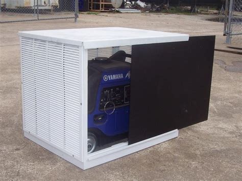 chapion generator housing metal|generator enclosure construction.